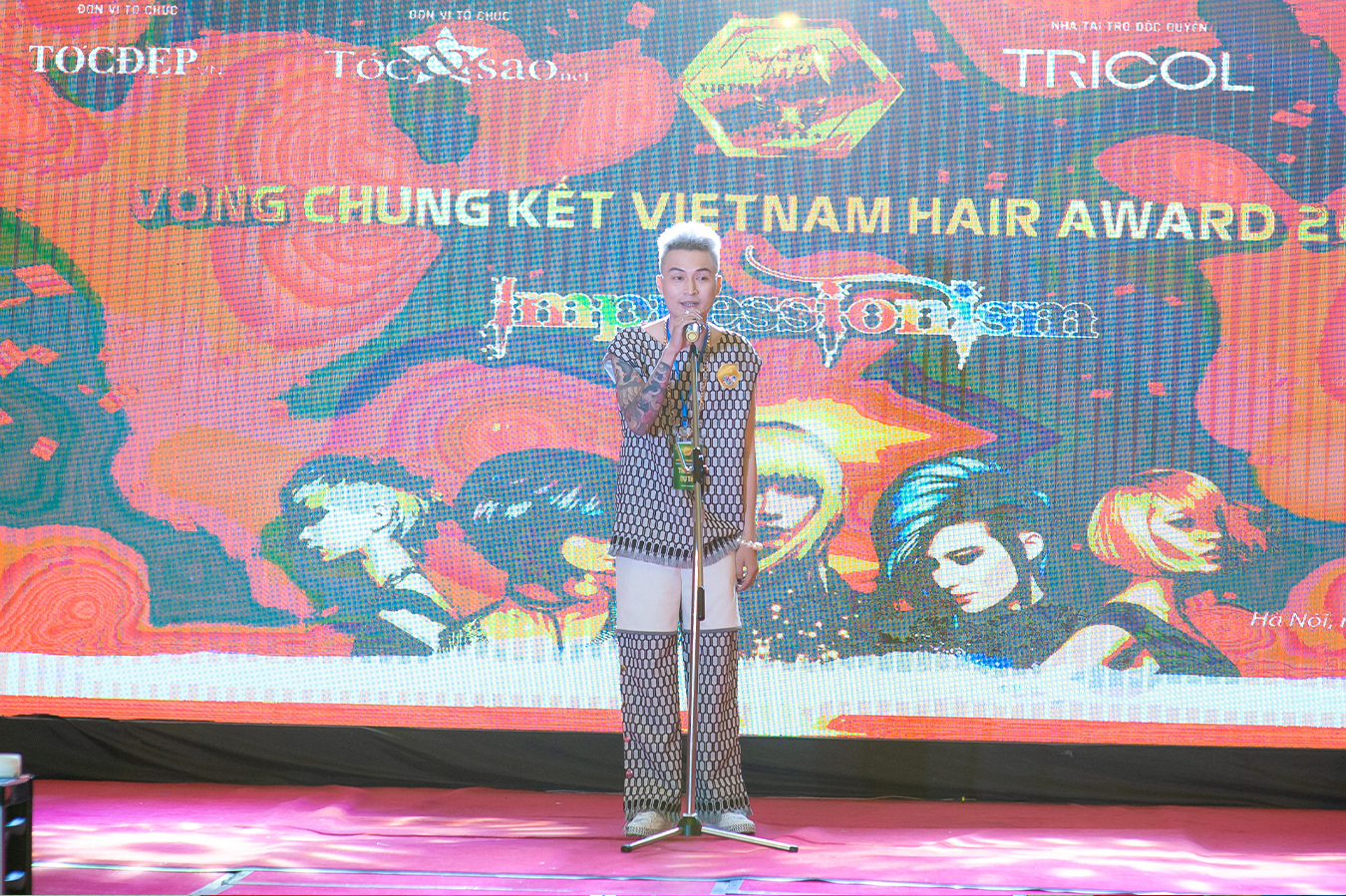Giai thuong Vietnam Hair Award 2021 Nhan Abu