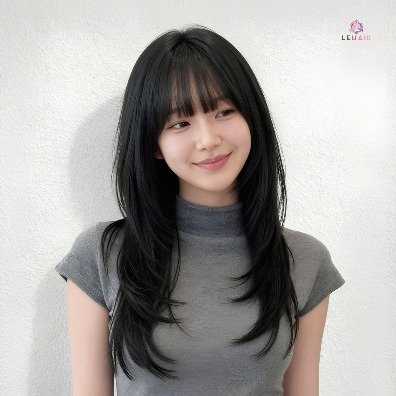 Tóc layer mái thưa Lehair